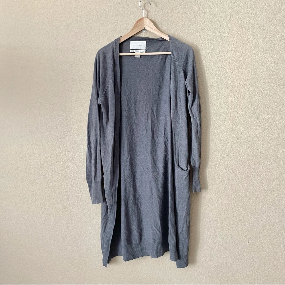 Brochu Walker Open Front long duster Cardigan